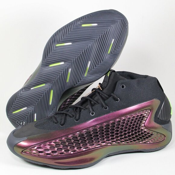 Adidas AE 1 \'The Future\' Basketball Shoes Mens 10.5 Black Purple